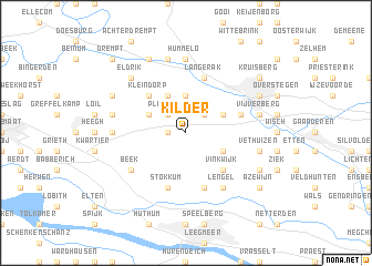 map of Kilder