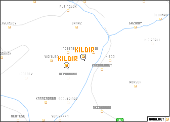 map of Kıldır