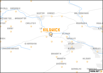 map of Kildwick