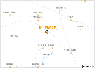 map of Kiledere