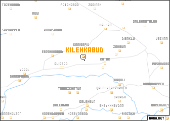 map of Kīleh Kabūd