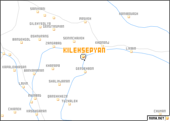 map of Kīleh Sepyān