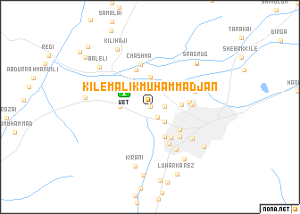 map of Kile Malik Muhammad Jān