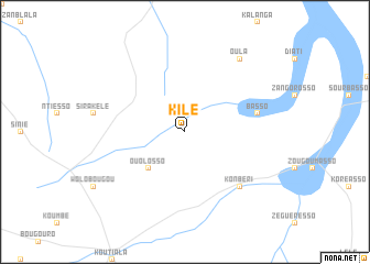 map of Kilé