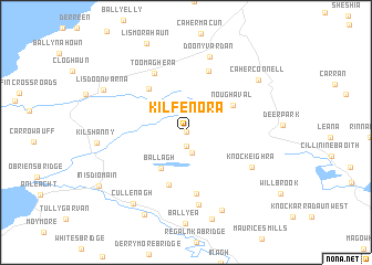 map of Kilfenora