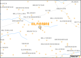 map of Kilfinnane