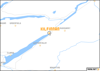 map of Kilfinnan