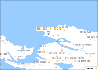 map of Kilgalligan