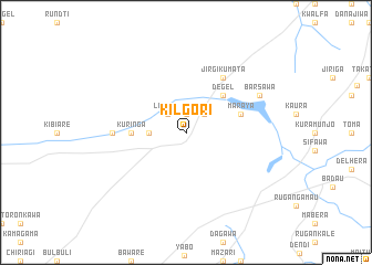 map of Kilgori