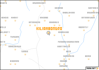map of Kiliambondro