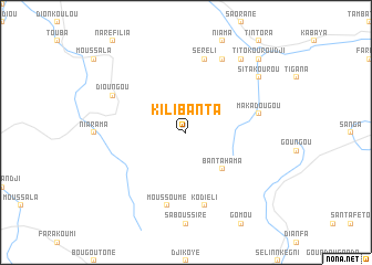 map of Kilibanta