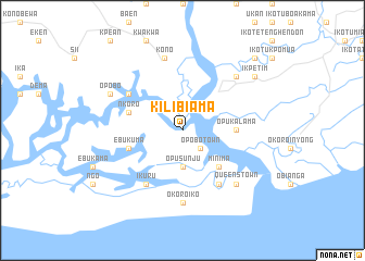 map of Kilibiama