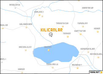 map of Kılıcanlar