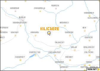 map of Kılıçdere