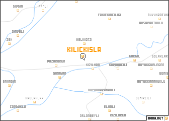 map of Kılıçkışla