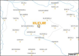 map of Kılıçlar