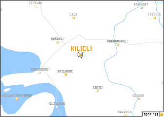 map of Kılıçlı