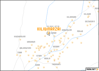 map of Kili Dīnārzai