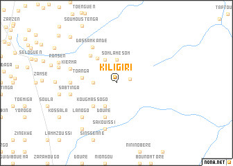 map of Kiligiri