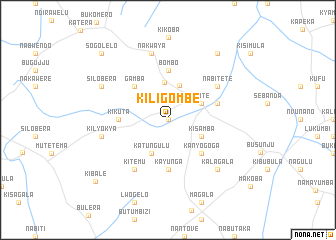 map of Kiligombe