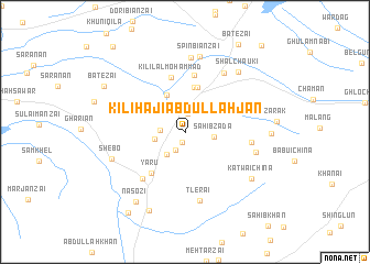 map of Kili Haji Abdullah Jan
