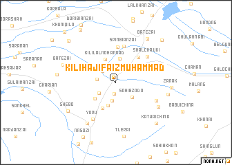 map of Kili Haji Faiz Muhammad