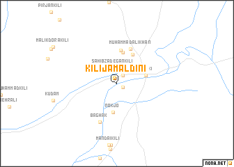 map of Kili Jamāldini