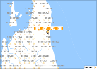 map of Kilima Juu Pwani