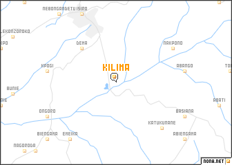 map of Kilima