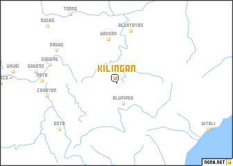 map of Kilingan