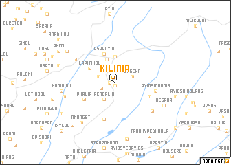 map of Kilinia