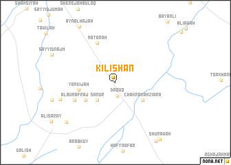 map of Kilīshān