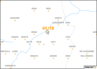 map of Kʼīlītʼo