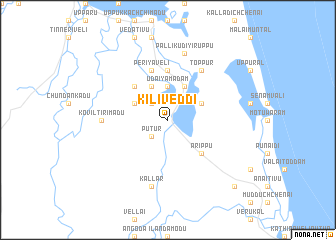 map of Kiliveddi