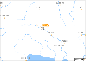 map of Kiliwas