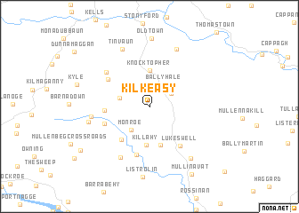 map of Kilkeasy