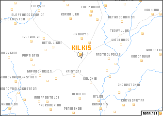 map of Kilkís