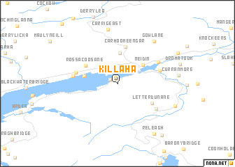 map of Killaha