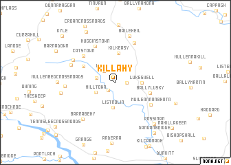 map of Killahy