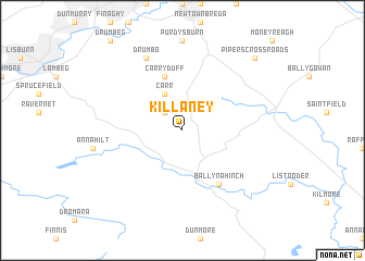 map of Killaney