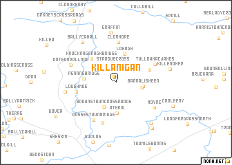 map of Killanigan