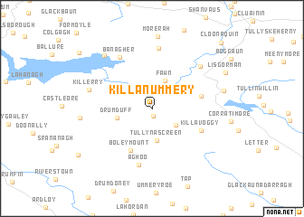 map of Killanummery