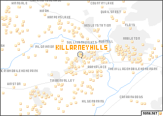 map of Killarney Hills