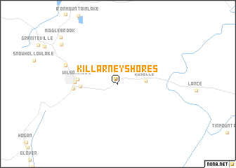 map of Killarney Shores