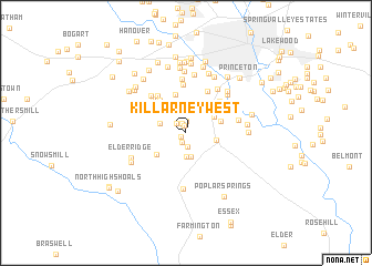 map of Killarney West