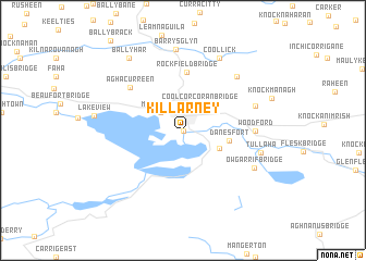 map of Killarney