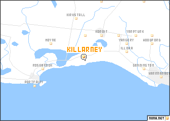 map of Killarney