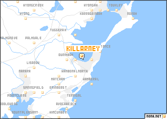 map of Killarney