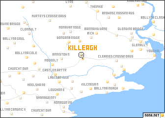 map of Killeagh