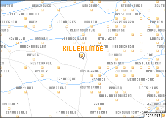 map of Killem-Linde